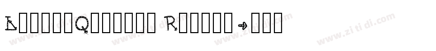 LoversQuarrel Regula字体转换